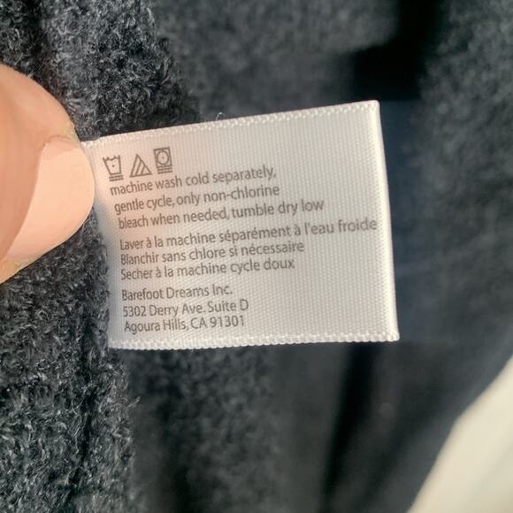 BAREFOOT DREAMS Bamboo Chic Lite Supersoft Ombre Drape Cardigan W-238 Sz S/M - Picture 6 of 7